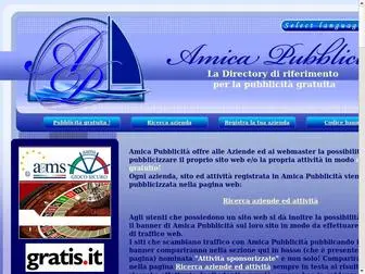 Amicapubblicita.org(Pubblicità gratuita) Screenshot