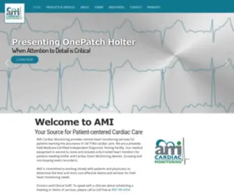 Amicardiac.com(AMI Cardiac Monitoring) Screenshot