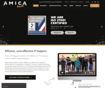 Amicatech.co.uk(Security Verification) Screenshot