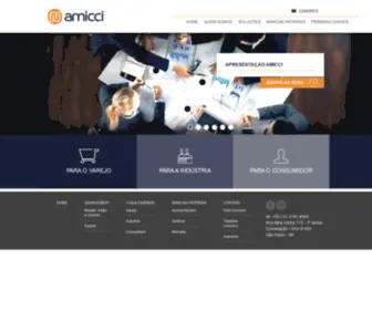 Amicci.com.br(Excelência em Marcas Próprias) Screenshot