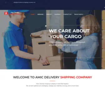 AmiCDeliveryshippingcompany.com(amicdeliveryshippingcompany) Screenshot