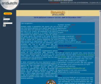 Amicidellanotte.net(Chat) Screenshot