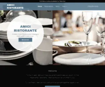 Amiciristorante716.com(Amici Ristorante) Screenshot