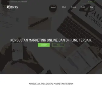 Amicis.co.id(Jasa Konsultan Marketing Online Terbaik di Indonesia) Screenshot