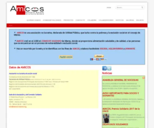 Amicos-Mieres.org(AMICOS) Screenshot