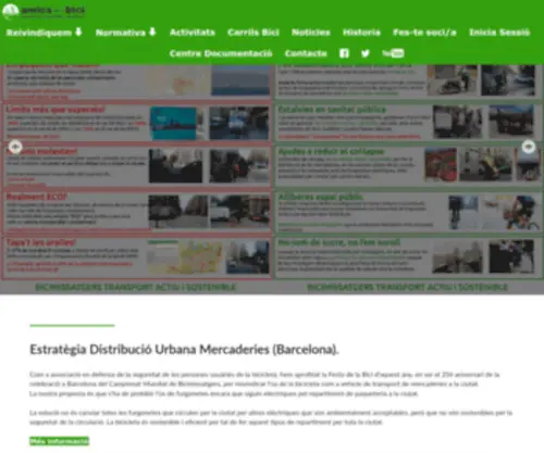 Amicsdelabici.org(Amics de la Bici) Screenshot