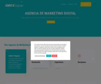 Amicsdigitals.com(Agencia de Marketing Digital Barcelona) Screenshot