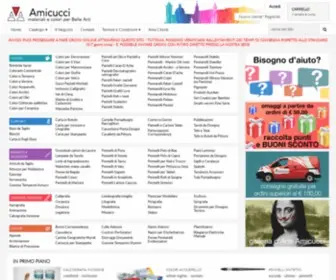 Amicucci.it(Vendita online di materiali e colori per belle arti) Screenshot