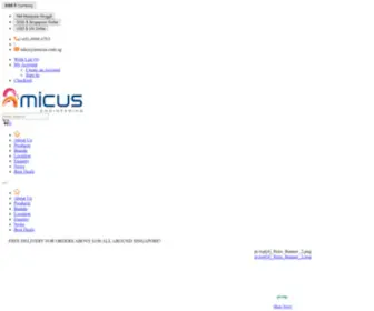 Amicus.com.sg(Amicus Engineering Pte Ltd) Screenshot