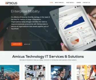 AmicusGlobal.com(Amicus Business solutions) Screenshot