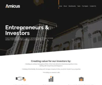 Amicusim.com(Amicus) Screenshot