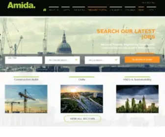 Amida-Recruit.com(Construction, Property & Engineering Recruitment Agency) Screenshot