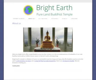 Amidamandala.com(Pure Land Buddhist Temple) Screenshot