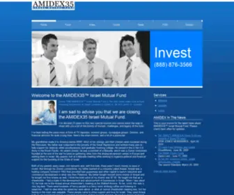 Amidex.com(AMIDEX Mutual Funds) Screenshot