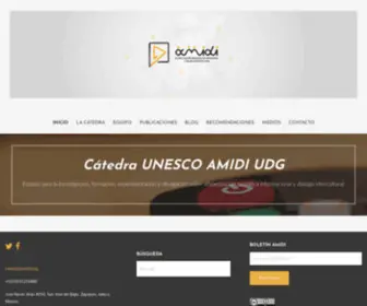 Amidi.org(Cátedra UNESCO AMIDI UDG) Screenshot