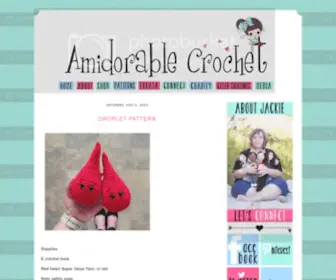 Amidorablecrochet.ca(Dorable Crochet) Screenshot