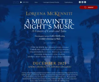 Amidwinternightsmusic.com(A Midwinter Night's Music) Screenshot