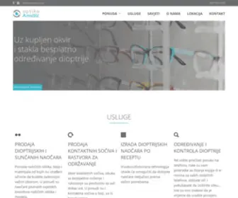 Amidzic.net(Optika Amidžić) Screenshot