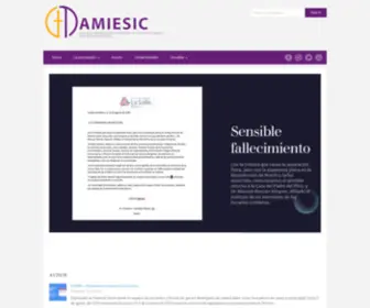 Amiesic.org.mx(Amiesic) Screenshot