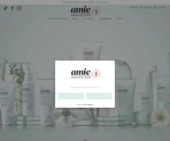 Amieskincare.com(Amie Skincare) Screenshot