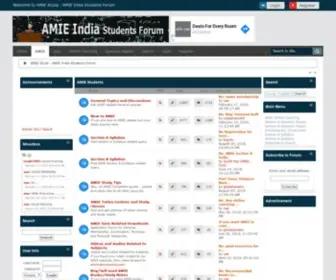Amiestudy.com(AMIE Students Forum (AMIE Syllabus) Screenshot