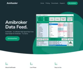 Amifeeder.com(Real time data for amibroker) Screenshot