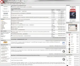 Amigans.net(The Amigans website) Screenshot
