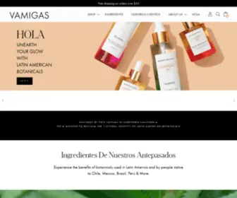 Amigasbeauty.com(Latina Beauty Brand) Screenshot