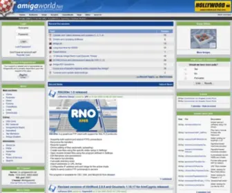 AmigaWorld.net(The Amiga Computer Community Portal Website) Screenshot