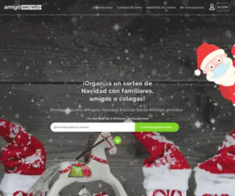 Amigo-Secreto.io(Organizador de Amigo Secreto con la familia) Screenshot