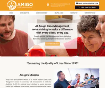 Amigocm.com(Case Management for Individuals with Developmental Disabilities) Screenshot