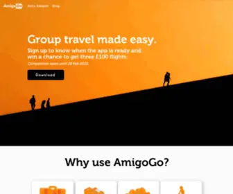 Amigogo.co.uk(Plan Group Holidays) Screenshot