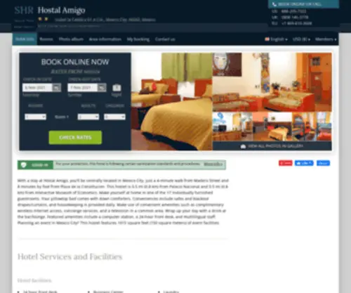 Amigohostal-Mexicocity.com(Hostal Amigo) Screenshot