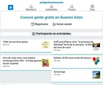 Amigosbuenosaires.com(Amigos Buenos Aires) Screenshot