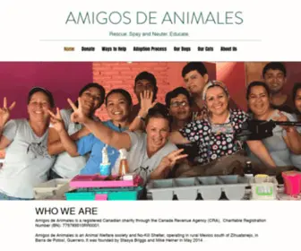 Amigosdeanimales.org(Advancing) Screenshot