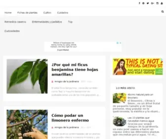 Amigosdelajardineria.com(Amigos de la Jardinería) Screenshot