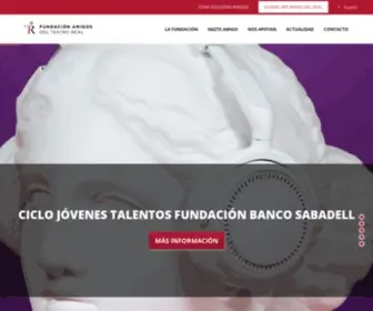 Amigosdelreal.es(Fundación Amigos del Teatro Real) Screenshot