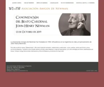 Amigosdenewman.com.ar(Amigos de Newman) Screenshot