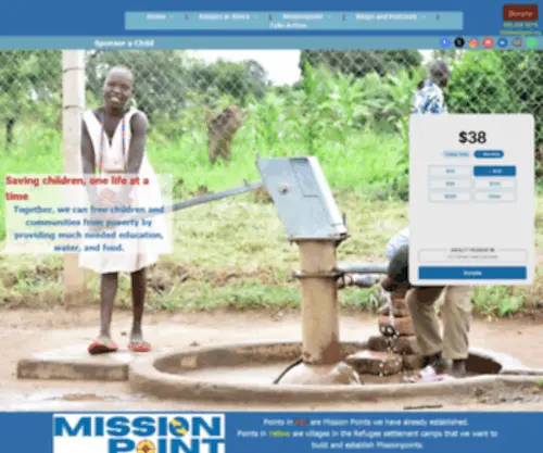 Amigosii.org(Largest Hunger Organizations Uganda) Screenshot