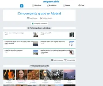 Amigosmadrid.es(Amigos Madrid) Screenshot