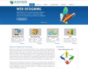 Amigosmartech.com(Leading Software Development Company) Screenshot