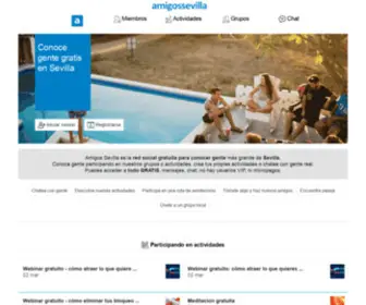 Amigossevilla.com(Amigos Sevilla) Screenshot