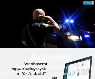 Amigotools.se(Rapportsystem för tryggare bevakning) Screenshot