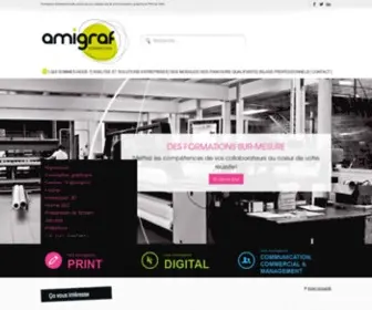 Amigraf.com(Formations Print) Screenshot