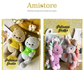 Amigurumistore.com(Amigurumis Patrones Gratis) Screenshot