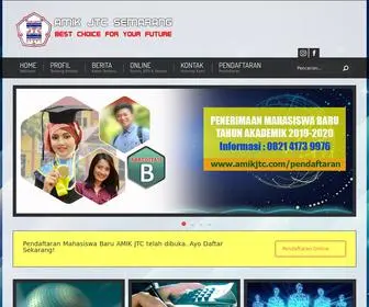 AmikjTc.com(Kampus berbasis sistem informasi online) Screenshot