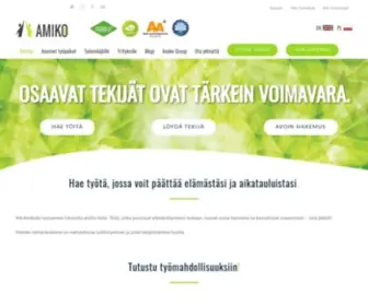 Amiko.fi(Kotimainen henkilöstöpalveluyritys) Screenshot