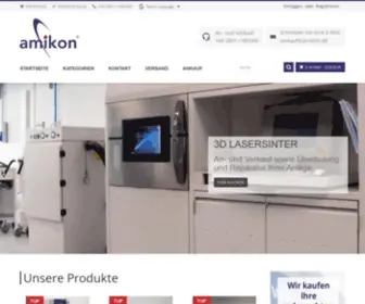 Amikon-Shop.de(Und Verkauf von gebrauchter Industrieelektonik) Screenshot