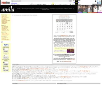 Amila.org(American Muslims Intent on Learning and Activism) Screenshot