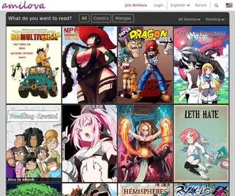 Amilova.com(Manga, BD et jeux) Screenshot